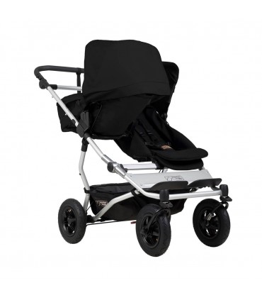 Carrito de bebé gemelar Duet 3.2 + 1 capazo Mountain Buggy