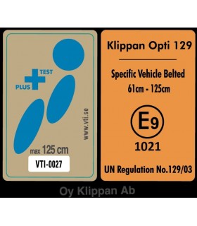 Silla de coche ACM 61-125 cm Klippan Opti 129