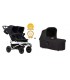 Carrito de bebé gemelar Duet 3.2 + 1 capazo Mountain Buggy