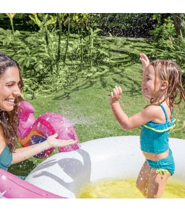 Piscina Spray Unicornio Intex