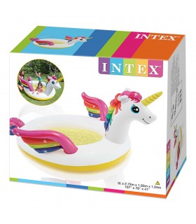 Piscina Spray Unicornio Intex