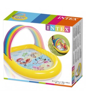 Piscina ducha Arcoiris Intex