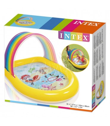 Piscina ducha Arcoiris Intex