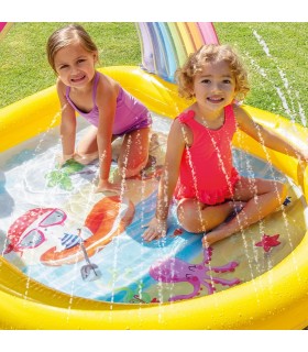 Piscina ducha Arcoiris Intex