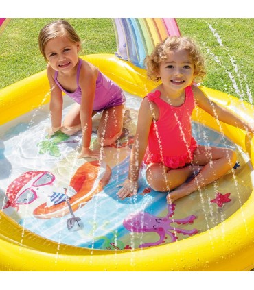 Piscina ducha Arcoiris Intex