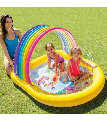 Piscina ducha Arcoiris Intex
