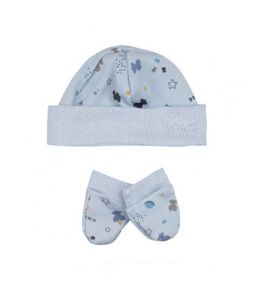 Conjunto gorro y manoplas Mission Tous Baby