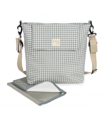 Bolsa canastilla I love Vichy Walking Mum