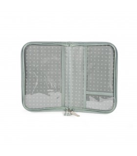 Funda libro nacimiento I love Vichy Walking Mum