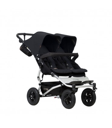 Carrito de bebé gemelar Duet 3.2 + 1 capazo Mountain Buggy
