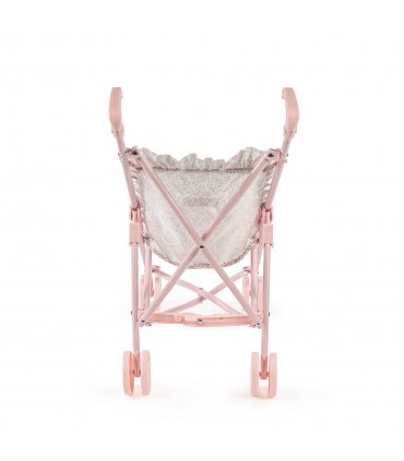 Silla de paseo muñecas pequeña Lili Flor Rosa Pasito a Pasito