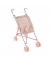 Silla de paseo muñecas pequeña Lili Flor Rosa Pasito a Pasito