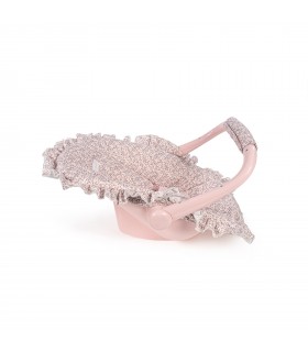 Maxi cosi para muñecas Lili flor rosa Pasito a Pasito
