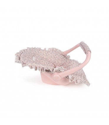 Maxi cosi para muñecas Lili flor rosa Pasito a Pasito