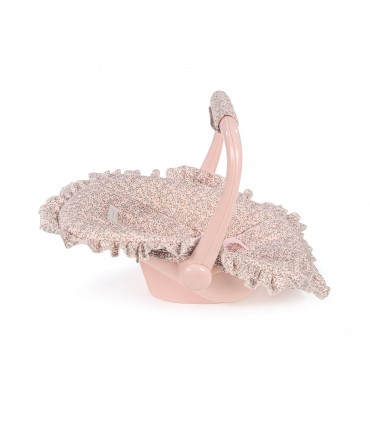 Maxi cosi para muñecas Lili flor rosa Pasito a Pasito