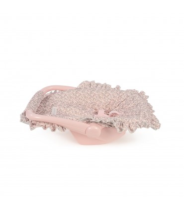 Maxi cosi para muñecas Lili flor rosa Pasito a Pasito