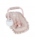 Maxi cosi para muñecas Lili flor rosa Pasito a Pasito