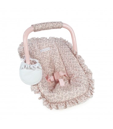 Maxi cosi para muñecas Lili flor rosa Pasito a Pasito