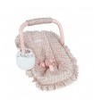 Maxi cosi para muñecas Lili flor rosa Pasito a Pasito