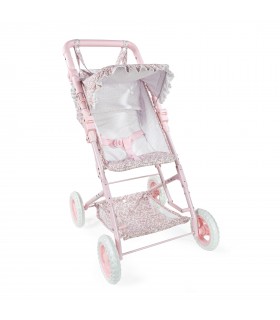 Silla de paseo muñecas Lili flor rosa Pasito a Pasito