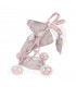 Silla de paseo muñecas Lili flor rosa Pasito a Pasito