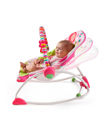 Hamaca Rocker Rapsberry Garden Bright Starts