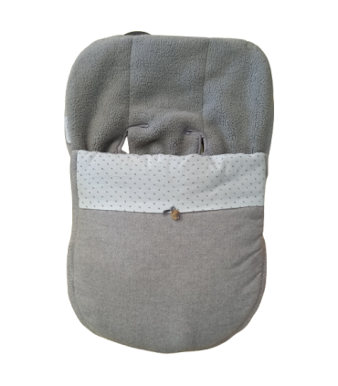 Saco de invierno para capazo gris Pasito a Pasito