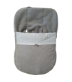 Saco de invierno para capazo gris Pasito a Pasito