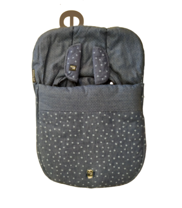 Saco de invierno para capazo denim baby Walking Mum