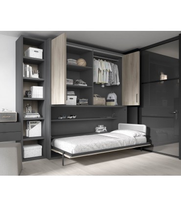 Cama abatible con puertas plegables de Ros