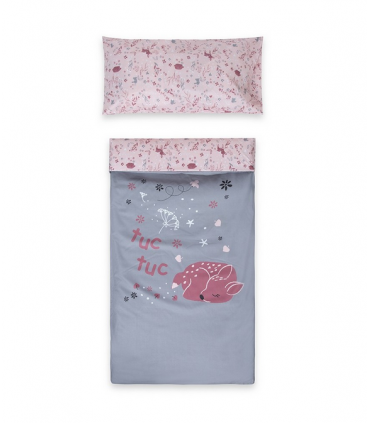 Textil de cuna 60x120 Little Forest Tuc Tuc