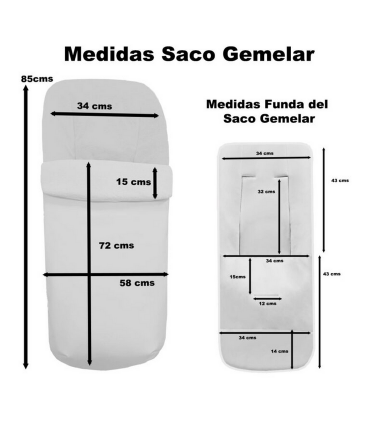 Saco gemelar invierno Cristel Dydados