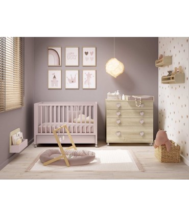 Dormitorio de bebé con cuna Luxor Muebles Ros