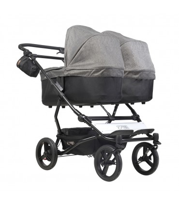 CARRO GEMELAR DUET 3.0 LUXURY HERRINGBONE + CAPAZOS DUO MOUNTAIN BUGGY