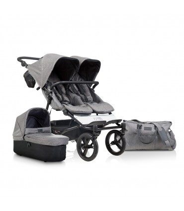 Carrito de bebé gemelar Duet 3.2 Luxury con capazo Mountain Buggy