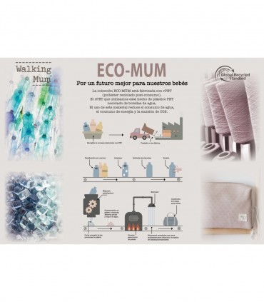Bolsa canastilla XL Eco Mum Walking Mum