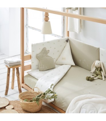 Funda nórdica y protector cuna Bunny Bimbidreams