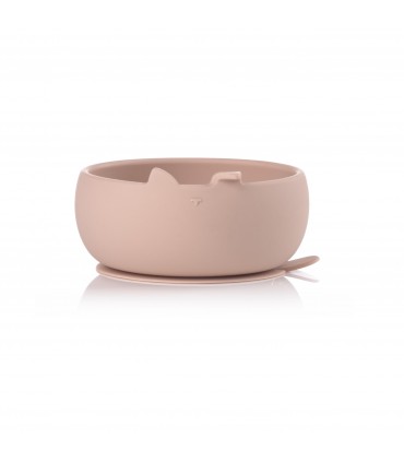 Set bol y cuchara de silicona Jané