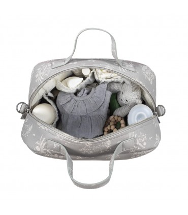Bolso canastilla Toile de Jouy Pasito a Pasito