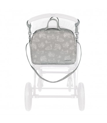 Bolso canastilla Toile de Jouy Pasito a Pasito