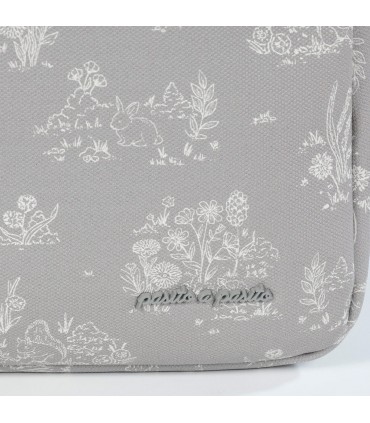 Bolso canastilla Toile de Jouy Pasito a Pasito