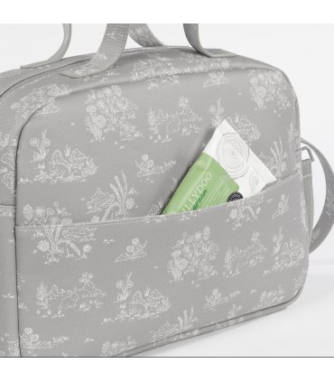 Bolso canastilla Toile de Jouy Pasito a Pasito
