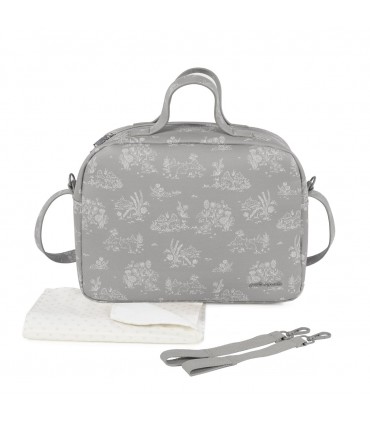 Bolso canastilla Toile de Jouy Pasito a Pasito