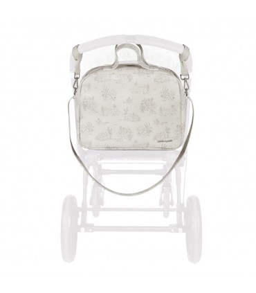 Bolso canastilla Toile de Jouy Pasito a Pasito