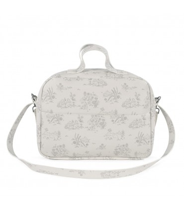 Bolso canastilla Toile de Jouy Pasito a Pasito