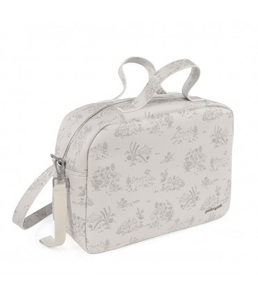 Bolso canastilla Toile de Jouy Pasito a Pasito