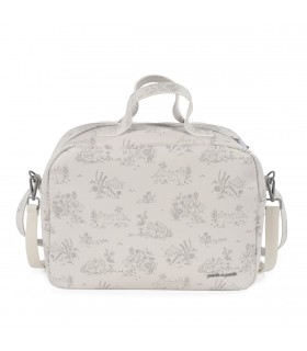 Bolso canastilla Toile de Jouy Pasito a Pasito
