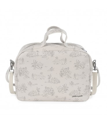 Bolso canastilla Toile de Jouy Pasito a Pasito