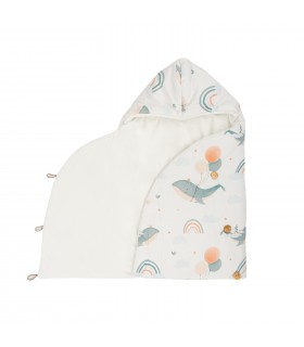 Saco arrullo con capucha Moby Bimbicasual