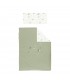 Funda nórdica y protector cuna trenza Trex Bimbidreams